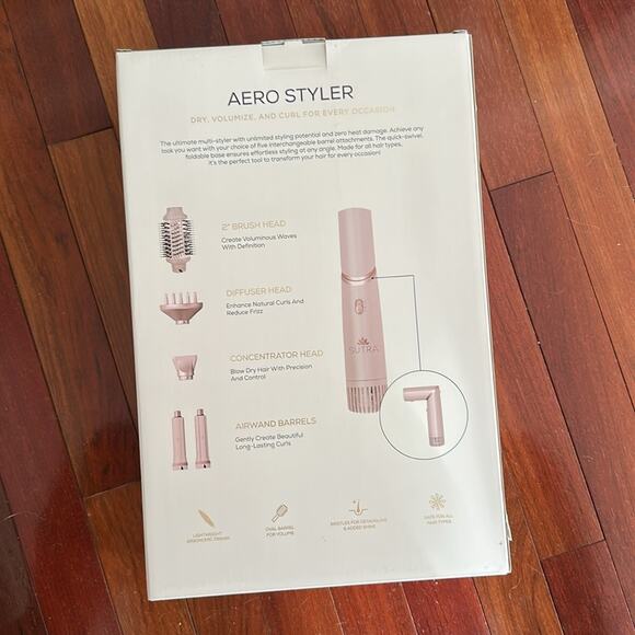 NEW Sutra AERO STYLER Set Rose Gold Dry Brush Curl $299 Styling Hair Tik Tok - Picture 5 of 9